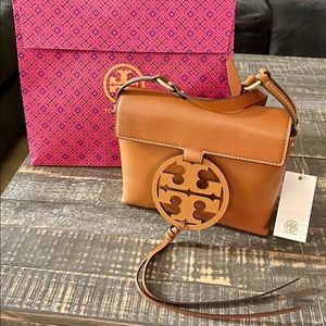 NWT! Tory Burch Miller Crossbody -Camello color